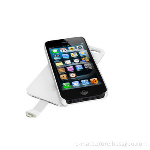 Detachable magnetic power bank slim shell case for iPhone 5/5S